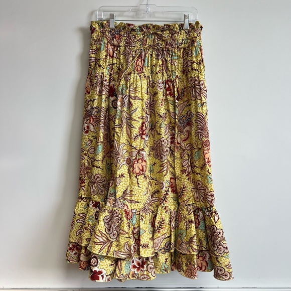 Ulla Johnson’s Acacia Calla Lily-Print Midi Skirt - Picture 6 of 12